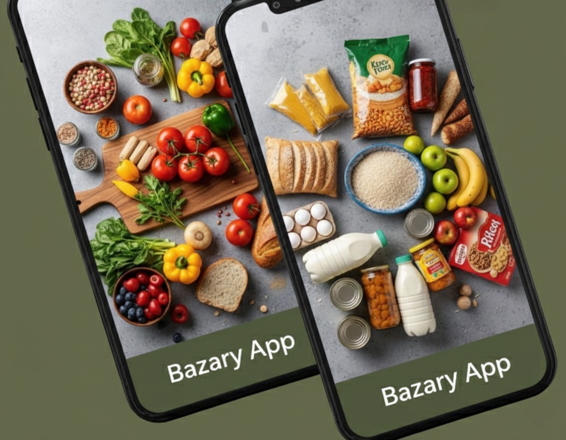 Bazarey App Interface
